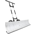 2-Wheel Snow Pusher w/ Adjustable Handle Reflective Tape - 48in