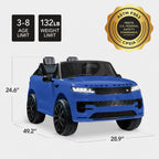 24V 2-Seater Licensed Range Rover Sport Ride-On Car w/ Parent Control