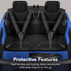24V 2-Seater Licensed Range Rover Sport Ride-On Car w/ Parent Control