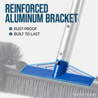 20\" Heavy-Duty Pool Brush Head with Reinforced Aluminum Bracket