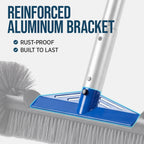 20\" Pool Brush with 9 ft Aluminum PolePool Wall & Floor Cleaning Set