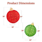 2pc Lighted Pop-Up Christmas Ornaments Decoration w/ 180 LED Lights Stand