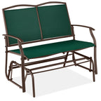 2-Person Patio Loveseat Swing Glider Bench Rocker w/ Armrests