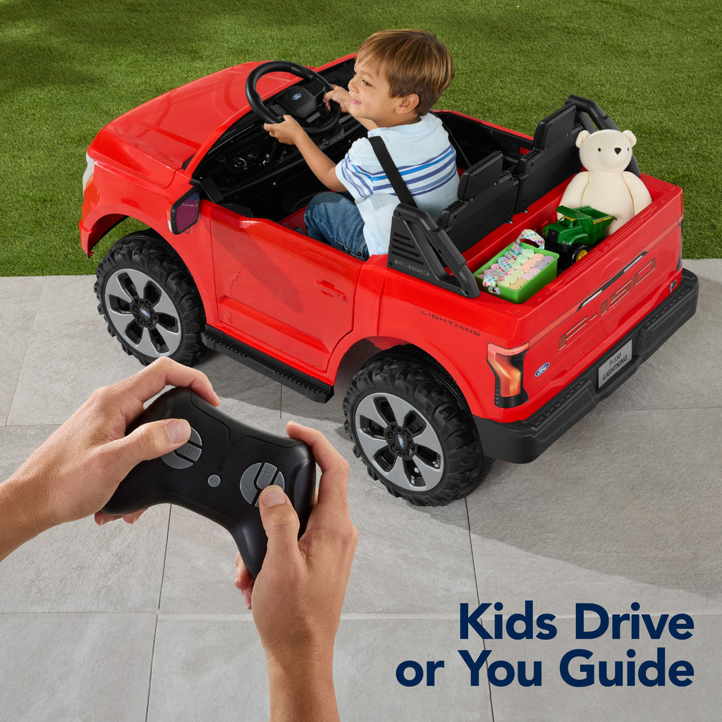 24V Kids Ride On Car Officially Licensed Ford Lightning w/ Remote 2 Speeds