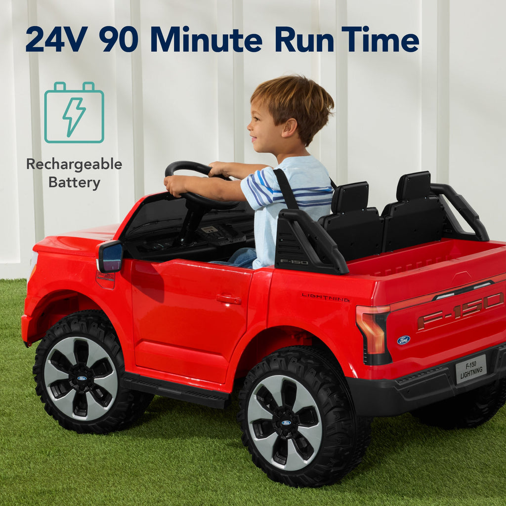 24V Kids Ride On Car Officially Licensed Ford Lightning w/ Remote 2 Speeds