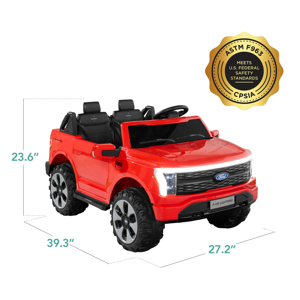 24V Kids Ride On Car Officially Licensed Ford Lightning w/ Remote 2 Speeds